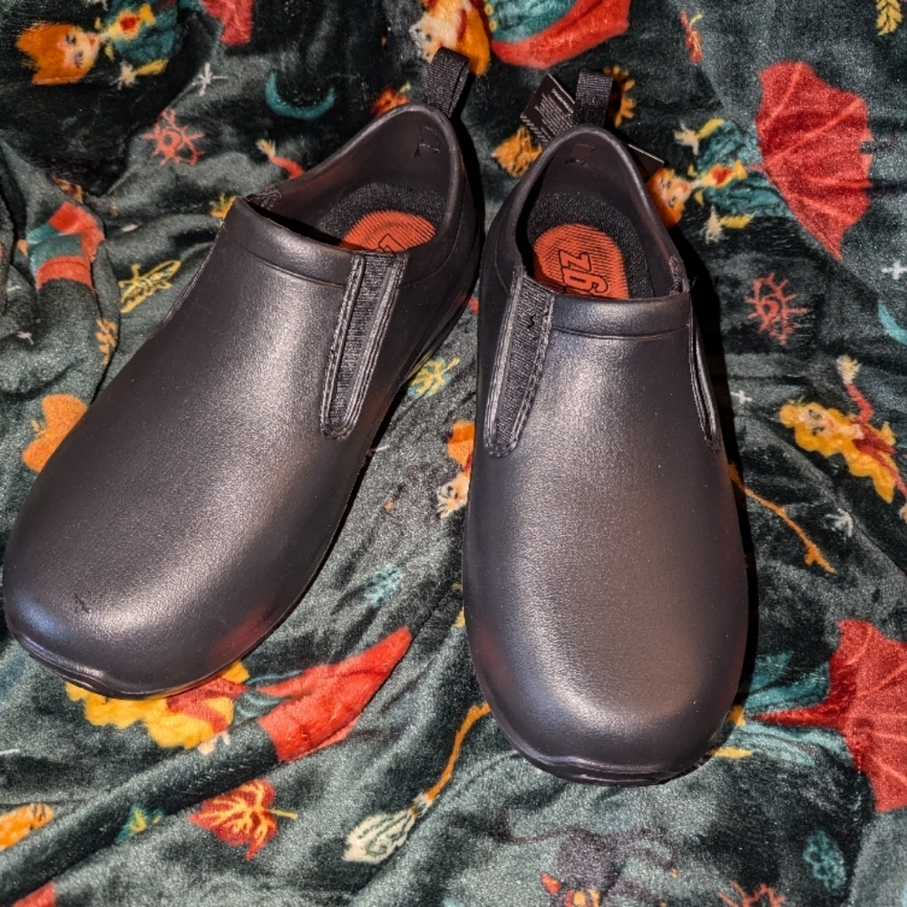 Lugz Black Slip-On Shoes Smooth Leather